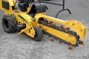 Chain Trencher Dig Machine Construction Site Equipment